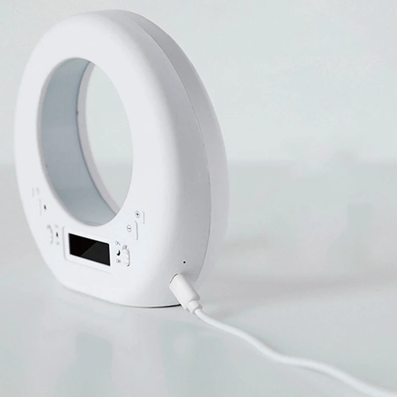 Hot New LED Moon Alarm Clock USB Charging Press Sensor Bedside Wake Light Night Feeding with Sleeping Night
Hot New LED Moon Alarm Clock USB Charging Press Sensor Bedside Wake Light Night Feeding with Sleeping Night