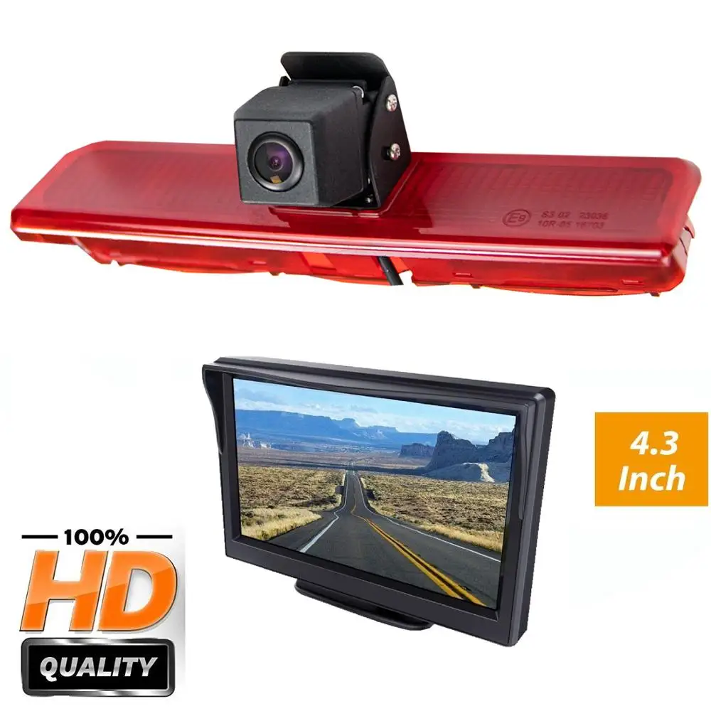 Freezzmi E9 HD Car Brake Light Rear View Reverse Backup Paking Camera for VW Caddy (2003-2014) + 4.3 inch Monitor Kit
Freezzmi E9 HD Car Brake Light Rear View Reverse Backup Paking Camera for VW Caddy (2003-2014) + 4.3 inch Monitor Kit