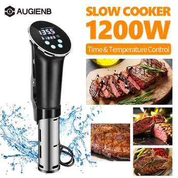1200W Vacuum Slow Sous Vide Food Cooker 15L Powerful Immersion Circulator Machine LCD Digital Timer Accurate Control 220V
1200W Vacuum Slow Sous Vide Food Cooker 15L Powerful Immersion Circulator Machine LCD Digital Timer Accurate Control 220V