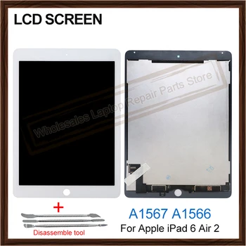 9.7" LCD For Apple iPad 6 Air 2 A1567 A1566 LCD Touch Screen Display Digitizer Assembly Replacement Black White
9.7" LCD For Apple iPad 6 Air 2 A1567 A1566 LCD Touch Screen Display Digitizer Assembly Replacement Black White