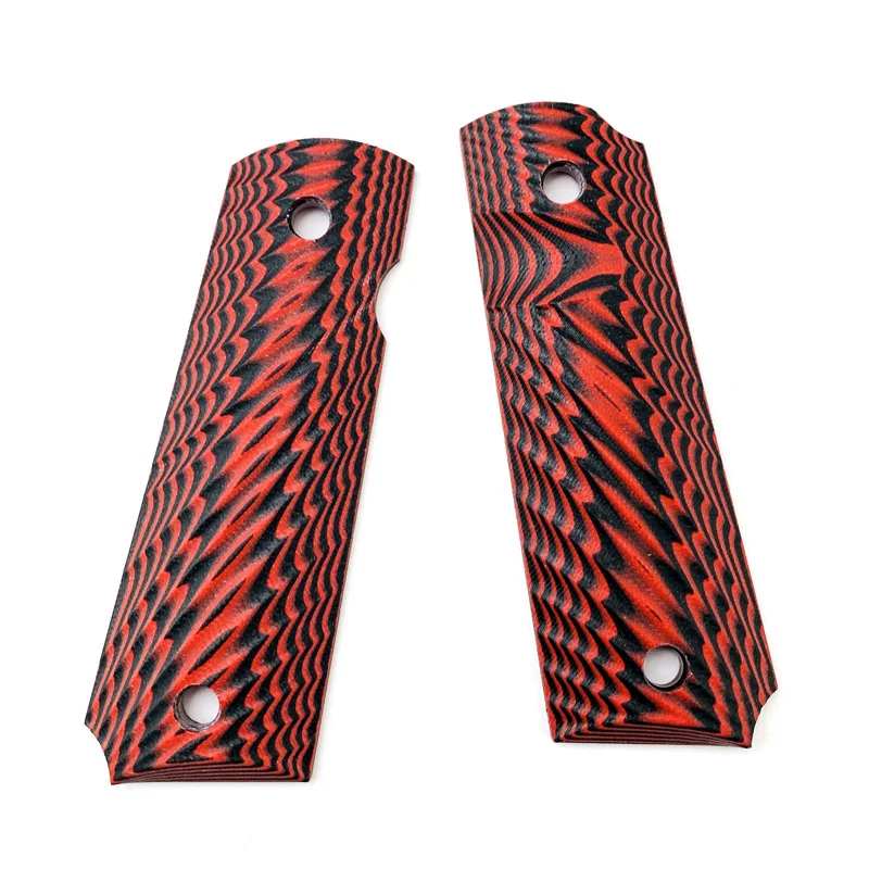 TOtrait Colt 1911 Red Grips Professional G10 Knife Handles Patch Textured Material DIY Scales Non-slip Blank 1911 Accessories
TOtrait Colt 1911 Red Grips Professional G10 Knife Handles Patch Textured Material DIY Scales Non-slip Blank 1911 Accessories