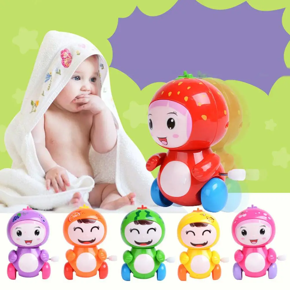 Cute Cartoon Fruit Wind Up Running Doll Clockwork Classic Newborn Spring Toy Intelligence Developmental Toys
Cute Cartoon Fruit Wind Up Running Doll Clockwork Classic Newborn Spring Toy Intelligence Developmental Toys