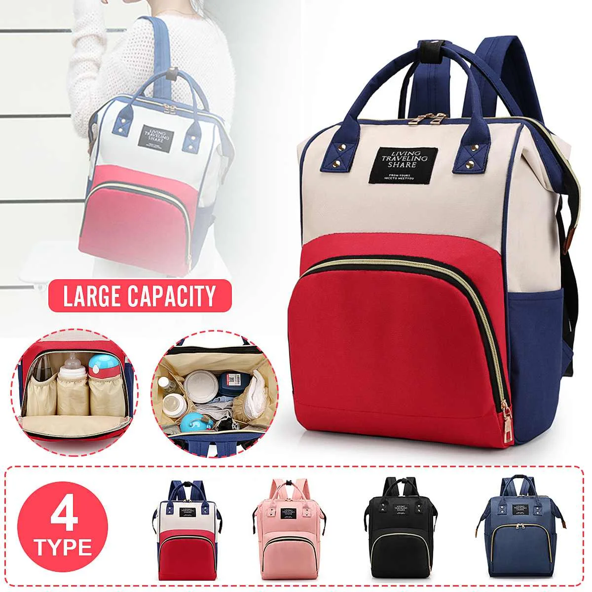 Waterproof Large Capacity Mummy Bag 28 H359f5a24082c4930b9e9ad0f35247ed8M