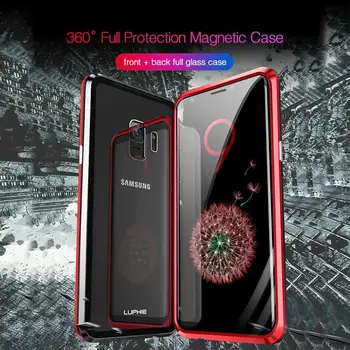360 Full Magnetic Case for Samsung Galaxy S9 S8 Plus Note 9 Front Back Glass Case for Samsung Note 8 9 Magnet Cases Cover
360 Full Magnetic Case for Samsung Galaxy S9 S8 Plus Note 9 Front Back Glass Case for Samsung Note 8 9 Magnet Cases Cover