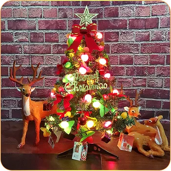 dophee 60cm Artificial Christmas Tree Bundle With Christmas Ornaments LED Multicolor Lights Navidad Decorations Tree For Home 4
dophee 60cm Artificial Christmas Tree Bundle With Christmas Ornaments LED Multicolor Lights Navidad Decorations Tree For Home 4