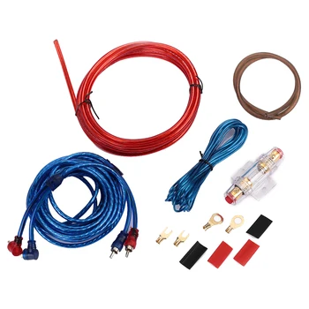 Car Amplifier Installation Kits Amplifier Cable Pure Copper Amplifier Wire Subwoofer Automotive 1500W Fuse Durable
Car Amplifier Installation Kits Amplifier Cable Pure Copper Amplifier Wire Subwoofer Automotive 1500W Fuse Durable