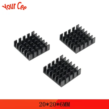 5 pcs 20*20*6mm Heatsink Cooling Fin Cooler Aluminum Radiator Heat Sink for Chip, LED, Power IC Transistor, Module PBC 20X20X6mm
5 pcs 20*20*6mm Heatsink Cooling Fin Cooler Aluminum Radiator Heat Sink for Chip, LED, Power IC Transistor, Module PBC 20X20X6mm