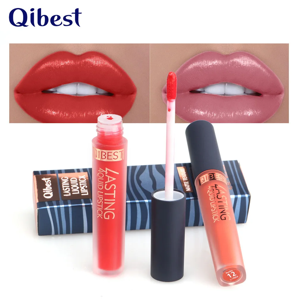 

1Pcs Makeup Matte Liquid Lipstick Women Lips Maquiagem Matt Lip Gloss Make Up Cosmetics Mate Batom Lip Stick Maquillaje Lipgloss