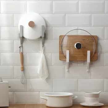 1 Pair Hole Free Multi-functional Pot Cover Shelf, Vegetable Board Rack, Wall Mounted Kitchen Storage, Chopping Board
1 Pair Hole Free Multi-functional Pot Cover Shelf, Vegetable Board Rack, Wall Mounted Kitchen Storage, Chopping Board