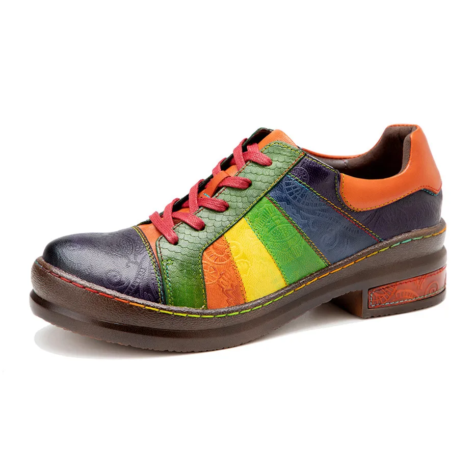 Women Retro Brogues Shoes Genuine Leather 2022 New Spring British Style Student Shoes Thick Heels Ladies Oxford Shoes Sneakers
Women Retro Brogues Shoes Genuine Leather 2022 New Spring British Style Student Shoes Thick Heels Ladies Oxford Shoes Sneakers