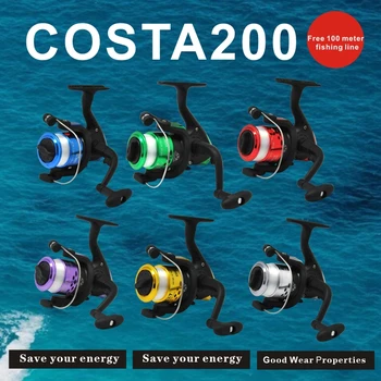 OLOEY light weight spinning reel COSTA200 Electroplating Fishing Reel Gear Ratio 5.2:1 Spinning Reel With Fishing Line 2020 Hot
OLOEY light weight spinning reel COSTA200 Electroplating Fishing Reel Gear Ratio 5.2:1 Spinning Reel With Fishing Line 2020 Hot