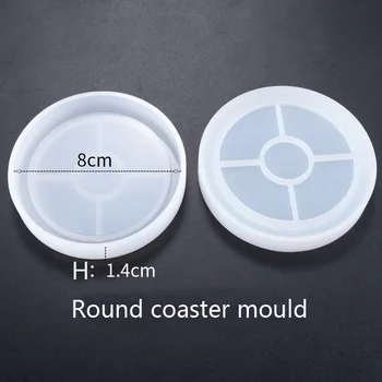 Coaster Silicone Mold Round Square Hexagon Epoxy Resin Molds Bottom Bracket Prevents Deformation DIY Jewelry Making Tools
Coaster Silicone Mold Round Square Hexagon Epoxy Resin Molds Bottom Bracket Prevents Deformation DIY Jewelry Making Tools