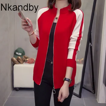 Plus Size Knitted Cardigan Women 2020 Autumn Winter Fashion Patchwork Zipper Knitwear Coat Female Oversize Ladies Knit Jacket
Plus Size Knitted Cardigan Women 2020 Autumn Winter Fashion Patchwork Zipper Knitwear Coat Female Oversize Ladies Knit Jacket