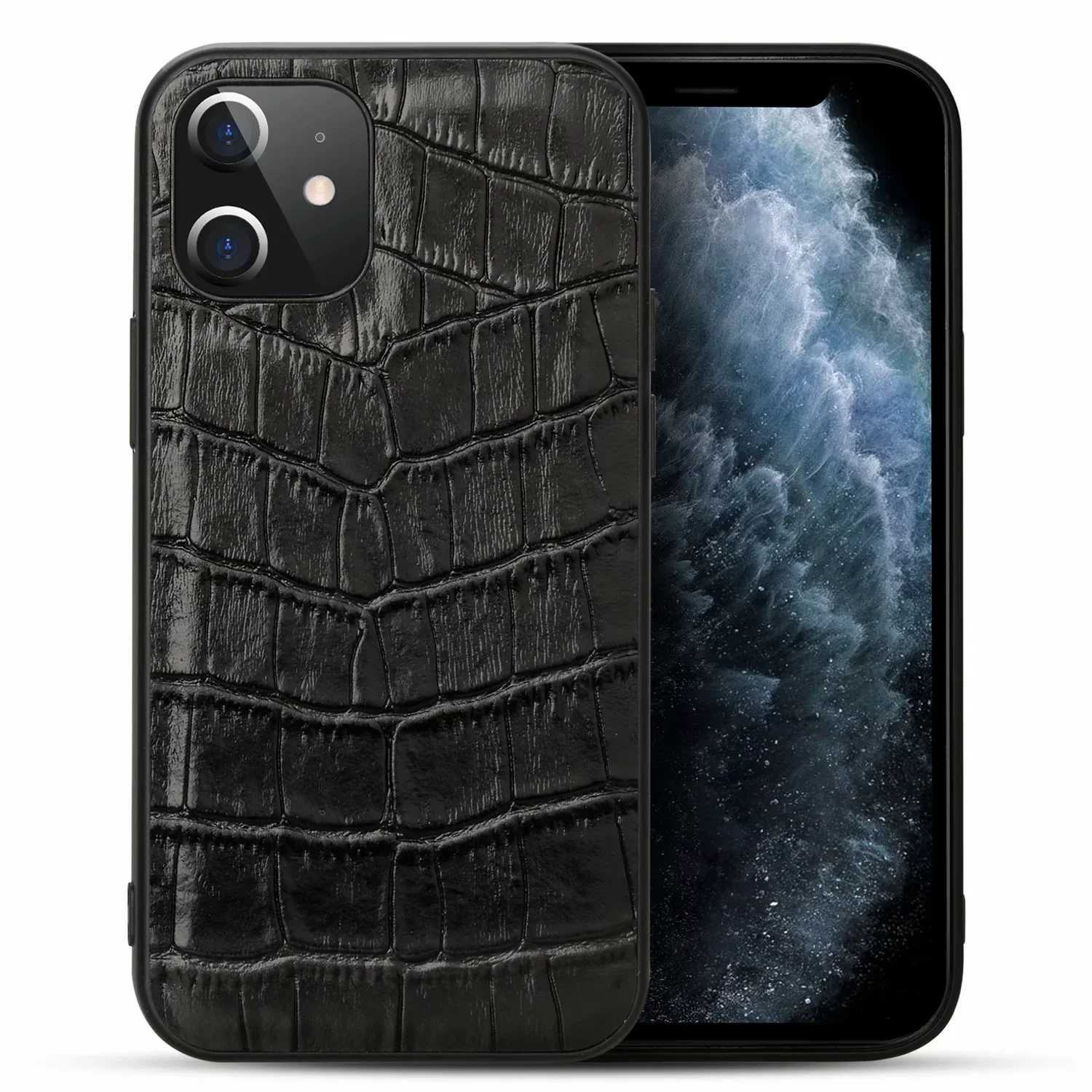 Anti-Knocked Genuine Leather Crocodile Full Cover TPU Case for iPhone 12 Pro Max Mini 11
Anti-Knocked Genuine Leather Crocodile Full Cover TPU Case for iPhone 12 Pro Max Mini 11