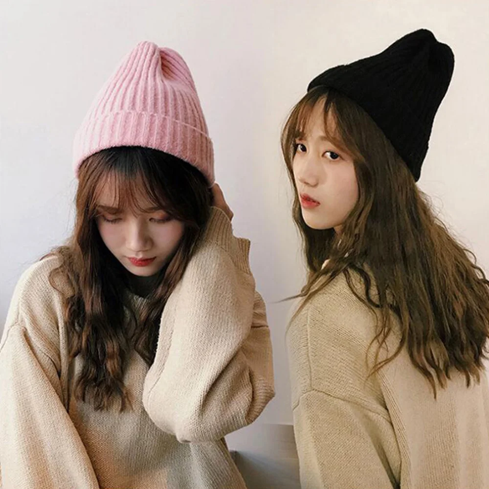 New Candy Colors Winter Hat Women Knitted Hat Warm Soft Trendy Hat Kpop Style Wool Beanie All-match Hat
New Candy Colors Winter Hat Women Knitted Hat Warm Soft Trendy Hat Kpop Style Wool Beanie All-match Hat