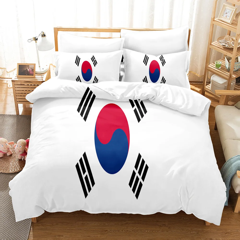 Korea Flag Bedding Set Single Twin Full Queen King Size Europe America Developed Country Bed Set Kids Bedroom Duvetcover Sets
Korea Flag Bedding Set Single Twin Full Queen King Size Europe America Developed Country Bed Set Kids Bedroom Duvetcover Sets