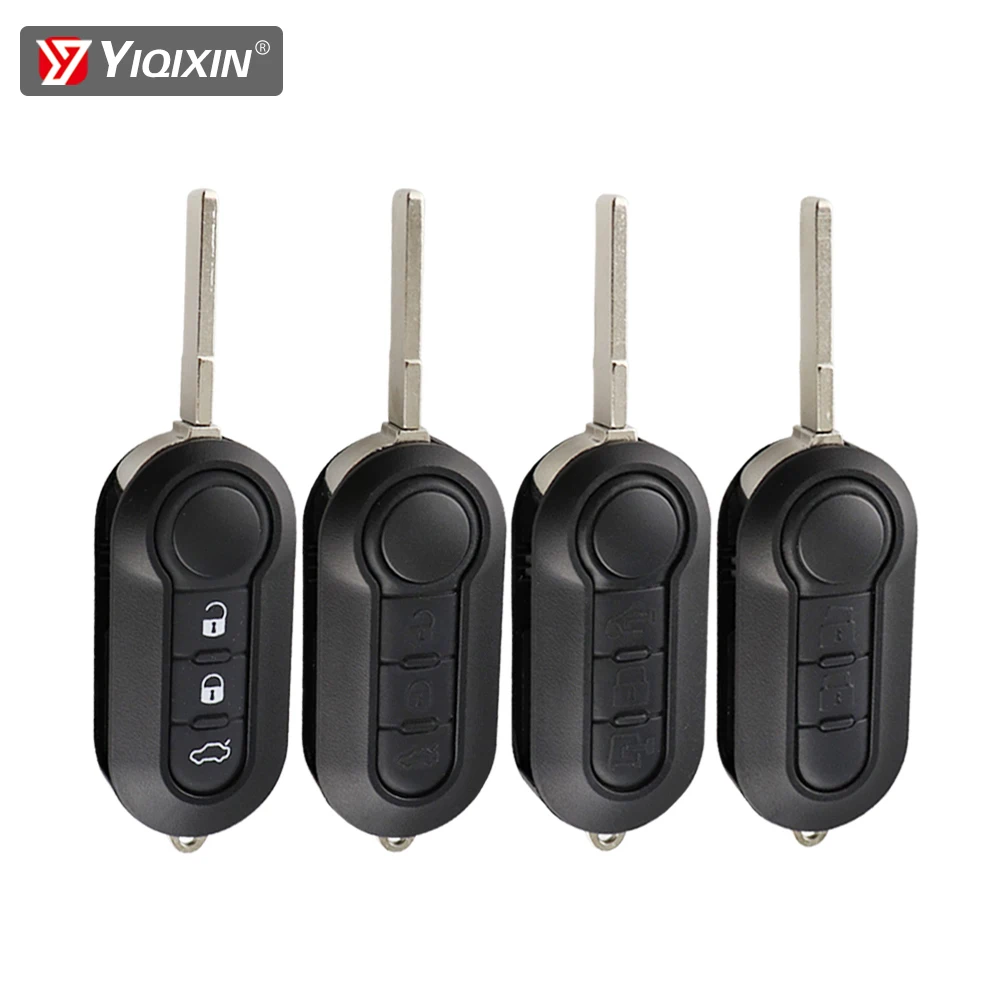 YIQIXIN 3-кнопочный модифицированный дистанционный ключ для Fiat 500 Panda Punto Bravo Stilo Ducato