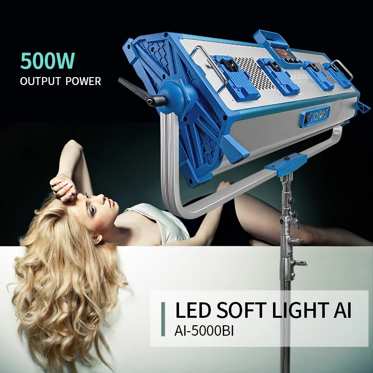 LED Lamp 500W Photography Lighting Photo Studio 3200K-8000K AI-5000BI Color White and Warm LED Panel Light Kit Studio Light LED Lamp 500W Photography Lighting Photo Studio 3200K-8000K AI-5000BI Color White and Warm LED Panel Light Kit Studio Light