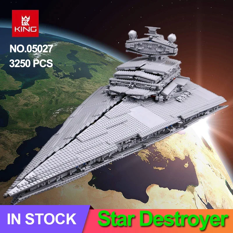 Star Destroyer Compatible legoinglys 10030 Imperial UCS Fighters Star Wars Movie Model Building Blocks Chrismas Toys KING 05027
Star Destroyer Compatible legoinglys 10030 Imperial UCS Fighters Star Wars Movie Model Building Blocks Chrismas Toys KING 05027