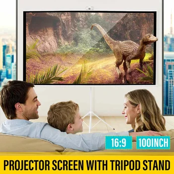 Projector Simple Curtain 100 Inch Screen Home Indoor Outdoor Office Theater Portable 3d HD projector screen WIth Tripod Stand
Projector Simple Curtain 100 Inch Screen Home Indoor Outdoor Office Theater Portable 3d HD projector screen WIth Tripod Stand