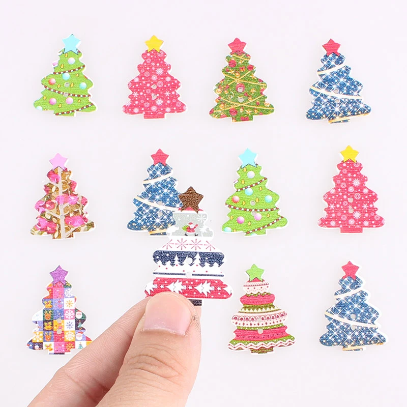 Christmas Tree 2Hole Wooden Buttons Mixed DIY Decor Child Clothing Sewing Buttons Crafts Scrapbooking Accessories Decorativos E
Christmas Tree 2Hole Wooden Buttons Mixed DIY Decor Child Clothing Sewing Buttons Crafts Scrapbooking Accessories Decorativos E