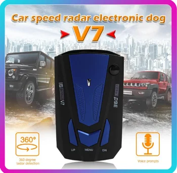 Car Radar Detector 360 Degree Vehicle V7 Control Speed Voice Alert Alarm Warning 16 Band LED Display English Russian Auto
Car Radar Detector 360 Degree Vehicle V7 Control Speed Voice Alert Alarm Warning 16 Band LED Display English Russian Auto