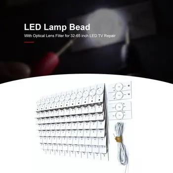 100Pcs 3V SMD Lamp Beads with Optical Lens Fliter Optical Lens Backlight Bead 3V Lens for 32-65 inch LED TV Repair
100Pcs 3V SMD Lamp Beads with Optical Lens Fliter Optical Lens Backlight Bead 3V Lens for 32-65 inch LED TV Repair