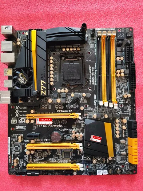 Для материнской платы ASRock Z77 OC FORMULA слот для LGA1155 DDR3 SATA3 USB3.0 поддержка I7 3770K |