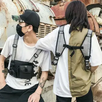 Unisex Women Men Fashion Harajuku Club Chest Rig Bag Adjustable Nylon Hip Hop Dance Motor Biker Punk Shoulder Bag Waist Packs
Unisex Women Men Fashion Harajuku Club Chest Rig Bag Adjustable Nylon Hip Hop Dance Motor Biker Punk Shoulder Bag Waist Packs