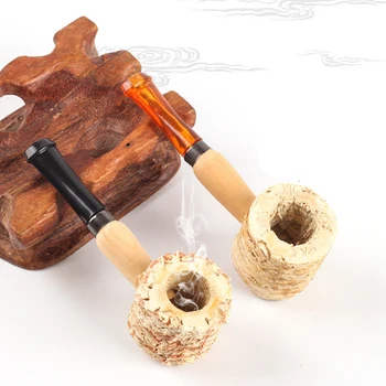 Mini Unique Corn Cob Material Cigarette Tobacco Pipes Smoking Pipe Smoking Cigarette Holder Mouthpiece Accessories 
Mini Unique Corn Cob Material Cigarette Tobacco Pipes Smoking Pipe Smoking Cigarette Holder Mouthpiece Accessories