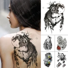 Women Men Temporary Tattoos 2021 Body Transfer Semi Permanent Tiger Jagua Ephemeral Tattoo Tatu Back Shoulder Wolf Fox Sexy Art 
Women Men Temporary Tattoos 2021 Body Transfer Semi Permanent Tiger Jagua Ephemeral Tattoo Tatu Back Shoulder Wolf Fox Sexy Art