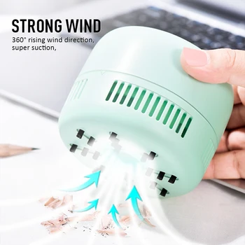 New Useful Desktop Vacuum Cleaner Small Size Clean Scraps Machine Portable Dust Collector For Notebook Computer Keyboard
New Useful Desktop Vacuum Cleaner Small Size Clean Scraps Machine Portable Dust Collector For Notebook Computer Keyboard