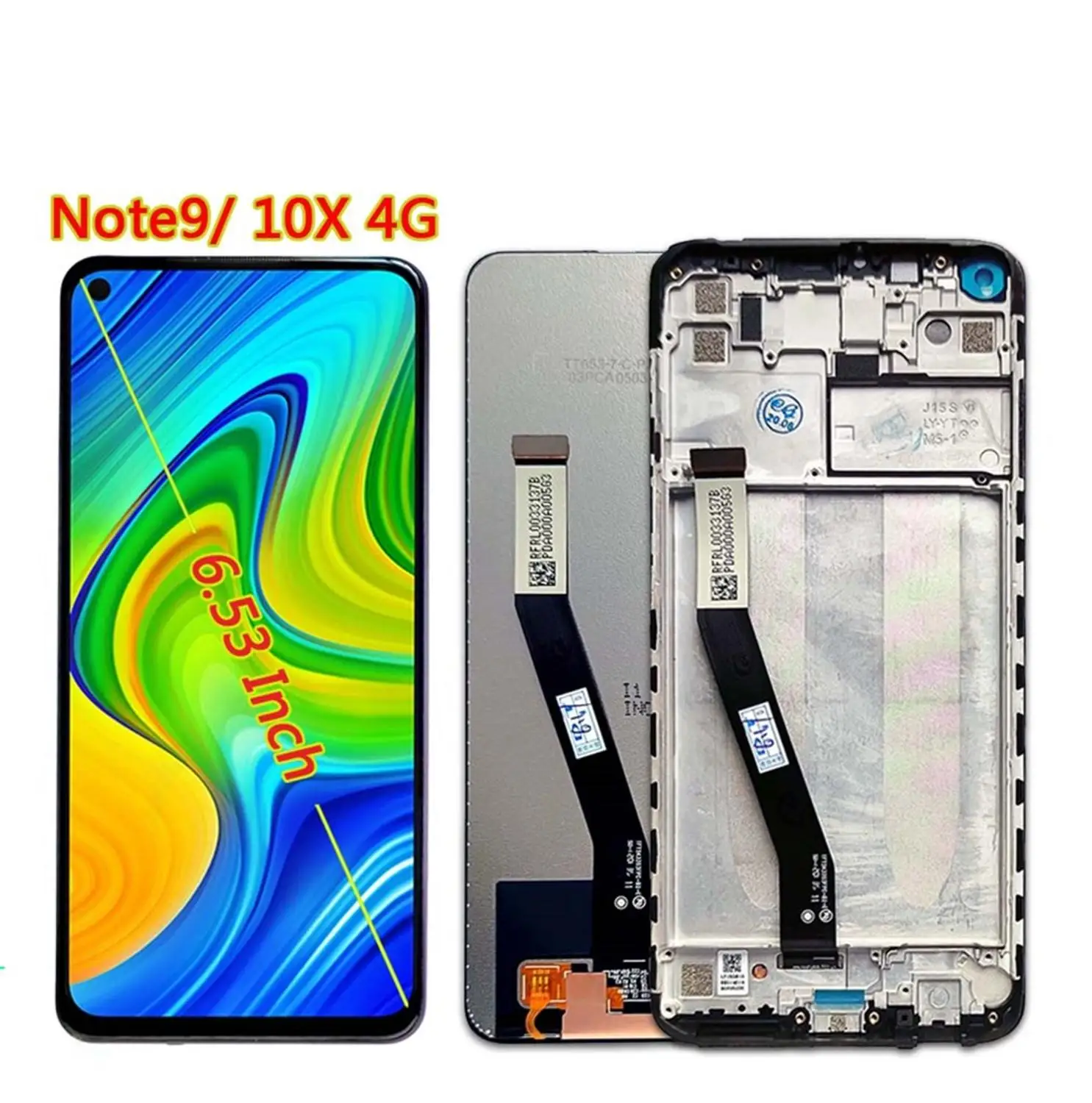 Original 6.53'' Display For Xiaomi Redmi Note 9 LCD Touch Screen Digitizer Assembly For Redmi 10X lcd display Replacement Repair
Original 6.53'' Display For Xiaomi Redmi Note 9 LCD Touch Screen Digitizer Assembly For Redmi 10X lcd display Replacement Repair