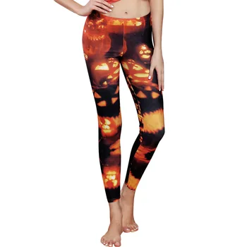 2020 Autumn High Waist Stretch Long Pants Women Halloween Pumpkin Print Leggings Female Slim Party Pants Fitness Workout Trouser 
2020 Autumn High Waist Stretch Long Pants Women Halloween Pumpkin Print Leggings Female Slim Party Pants Fitness Workout Trouser