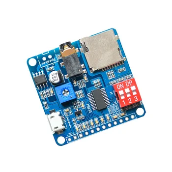 5W Voice Playback Module Board MP3 Music Player SD/TF Card Integrated I/O Trigger UART Protocol Control For Arduino
5W Voice Playback Module Board MP3 Music Player SD/TF Card Integrated I/O Trigger UART Protocol Control For Arduino