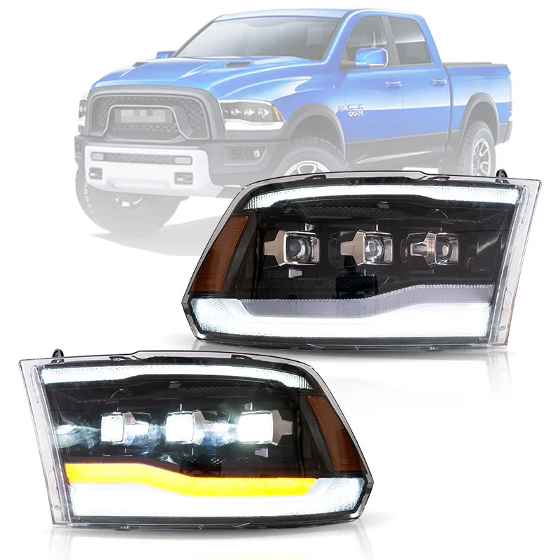 Factory Full LED Headlights RAM 1500 2500 3500 2009-2019 RAM1500 CLASSIC 2019-2021 For Dodge Head Lamp Lens version
Factory Full LED Headlights RAM 1500 2500 3500 2009-2019 RAM1500 CLASSIC 2019-2021 For Dodge Head Lamp Lens version