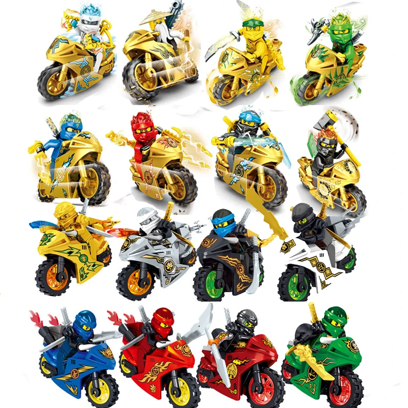 48pcs New Ninja Set Ninja Motorbike Bone Soldier Krazi Samukai Mini Toy Figure Building Block Brick
48pcs New Ninja Set Ninja Motorbike Bone Soldier Krazi Samukai Mini Toy Figure Building Block Brick