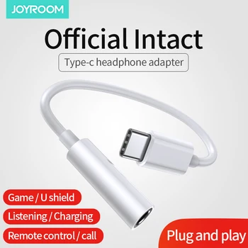 Joyroom Type-C To 3.5mm AUX Earphones Adapter For Xiaomi Huawei Samsung Type C To 3.5 Jack Earphone Audio Cable Adapter Usb
Joyroom Type-C To 3.5mm AUX Earphones Adapter For Xiaomi Huawei Samsung Type C To 3.5 Jack Earphone Audio Cable Adapter Usb