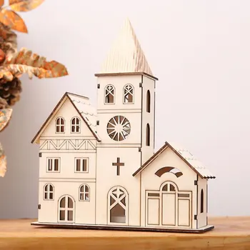 Light Wooden House Glowing Ornaments LED Christmas Church Night Light Perfect Present Lamp Party Supplies Mini Creative
Light Wooden House Glowing Ornaments LED Christmas Church Night Light Perfect Present Lamp Party Supplies Mini Creative