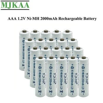 MJKAA 20PCS AAA 1.2V 2000mAh Ni-MH Rechargeable Battery 3A 7# Batteries for Remote Control Toy
MJKAA 20PCS AAA 1.2V 2000mAh Ni-MH Rechargeable Battery 3A 7# Batteries for Remote Control Toy
