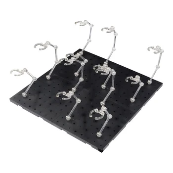 12-in-1 Model Display Stand Action Figure Holder for 1:144 1:100 Spirits Robot / for Gundam MG HG / Saint SHF / SIC - Black
12-in-1 Model Display Stand Action Figure Holder for 1:144 1:100 Spirits Robot / for Gundam MG HG / Saint SHF / SIC - Black