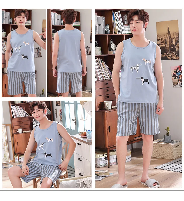 Men Vest Pajama Set H35b30a7f90a545a19e610e6c3a0b74459.jpg - Men Vest Pajama Set