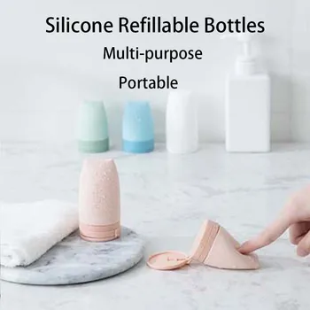 90ml Empty Cute Silicone Refillable Bottle Travel Bottle Press For Lotion Shampoo Cream Gel Cosmetic Squeeze Container Portable
90ml Empty Cute Silicone Refillable Bottle Travel Bottle Press For Lotion Shampoo Cream Gel Cosmetic Squeeze Container Portable