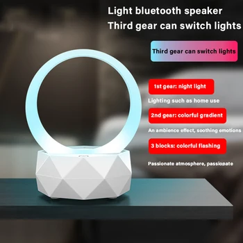 Luminous Bluetooth Speaker Sound Box Color-changing Colorful Night Lamp Home Decoration Lamp Atmosphere Encircling Lamp
Luminous Bluetooth Speaker Sound Box Color-changing Colorful Night Lamp Home Decoration Lamp Atmosphere Encircling Lamp