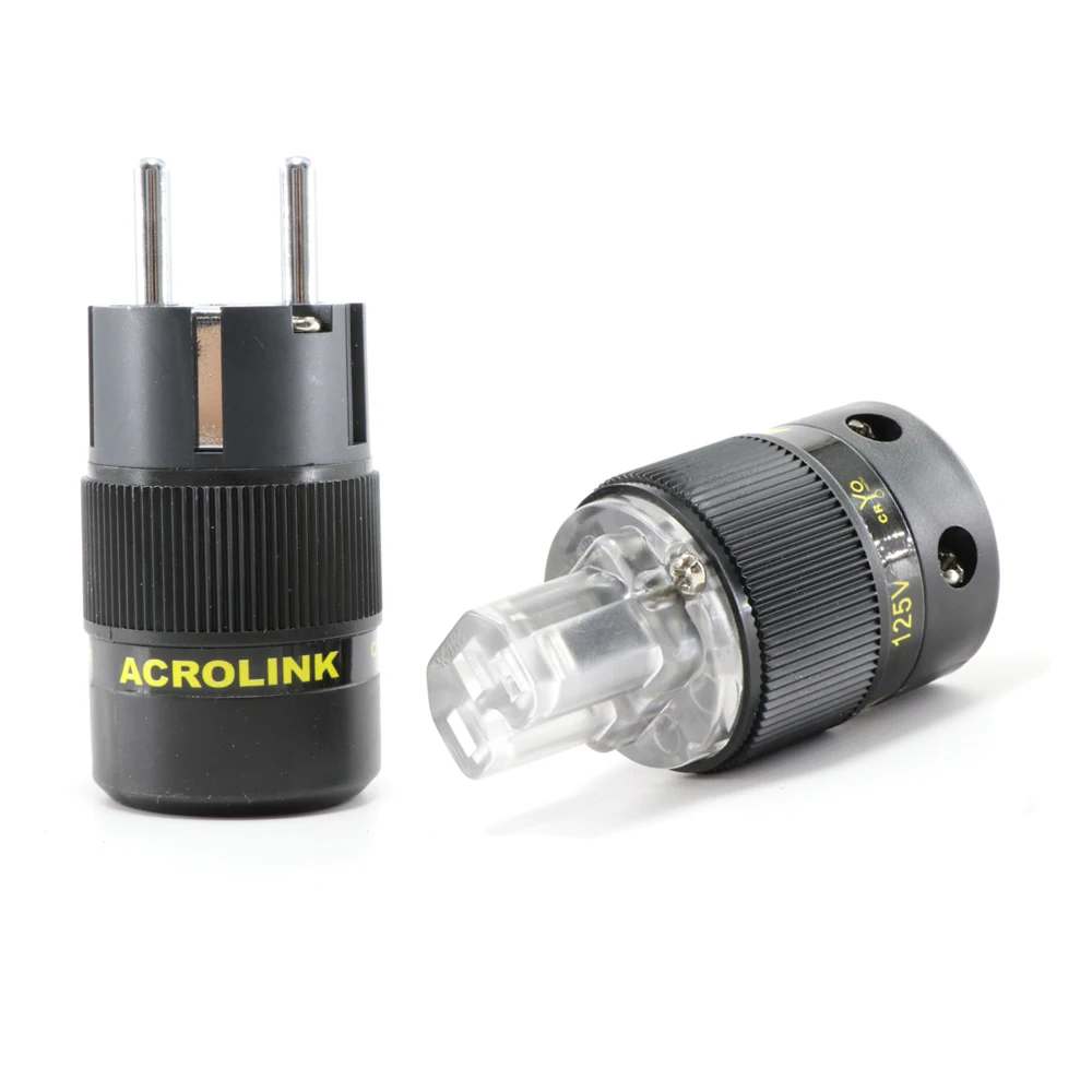Пара HIFI Acrolink FP-03Eu CRYO вилка усилителя мощности звуковых частот адаптер питания
