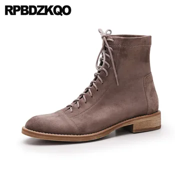 front lace up casual ankle boots autumn flat fall combat military fur suede british winter women round toe shoes brown chinese
front lace up casual ankle boots autumn flat fall combat military fur suede british winter women round toe shoes brown chinese