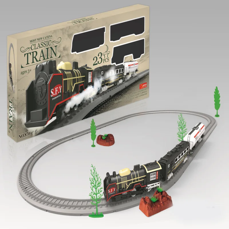 Children Model Electric Camera Track Classical Model Toy High-Speed Rail Small Train Vintage Steam Train Toy Boy
Children Model Electric Camera Track Classical Model Toy High-Speed Rail Small Train Vintage Steam Train Toy Boy