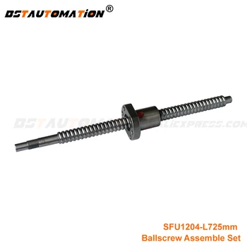 1204 Ball screw 2set RM1204 ballscrew 725mm SFU1204 Ballnut with End Machining Flex coupling for CNC Parts in Customize length
1204 Ball screw 2set RM1204 ballscrew 725mm SFU1204 Ballnut with End Machining Flex coupling for CNC Parts in Customize length