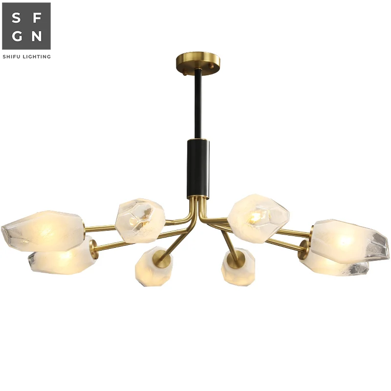 Post-Modern Chandelier Nordic LED Copper Glass Lighting for Home Dining Room Bedroom Cafe Restaurant
Post-Modern Chandelier Nordic LED Copper Glass Lighting for Home Dining Room Bedroom Cafe Restaurant
