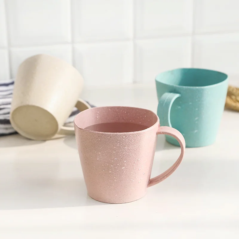 1PC Nordic Style Plastic Tea Cups Eco-Friendly Wheat Straw Cup Coffee Tea Milk Drink Cup Toothbrush Cup for Home Bathroom
1PC Nordic Style Plastic Tea Cups Eco-Friendly Wheat Straw Cup Coffee Tea Milk Drink Cup Toothbrush Cup for Home Bathroom